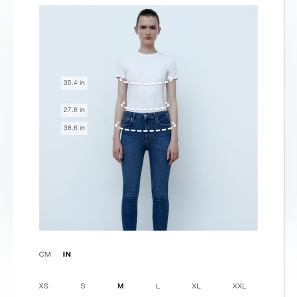 Zara Combination Strapless Midi Dress - Picture 10 of 10